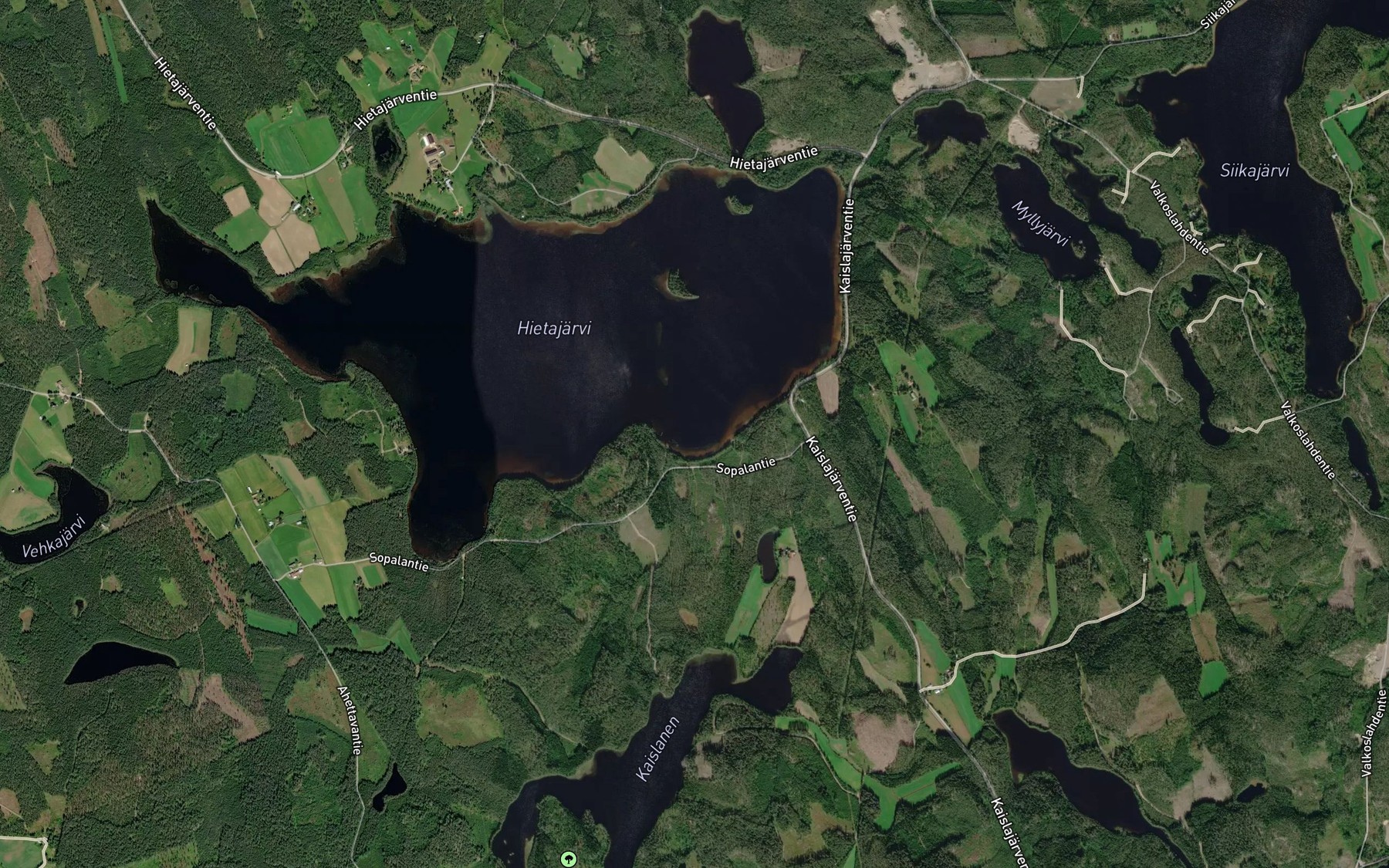 Satellite map of the Paskolahti
