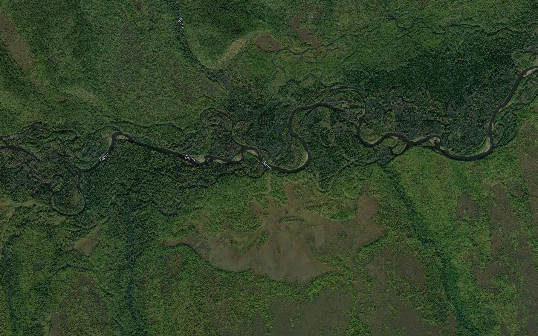 Satellite map of the Malyariynyy