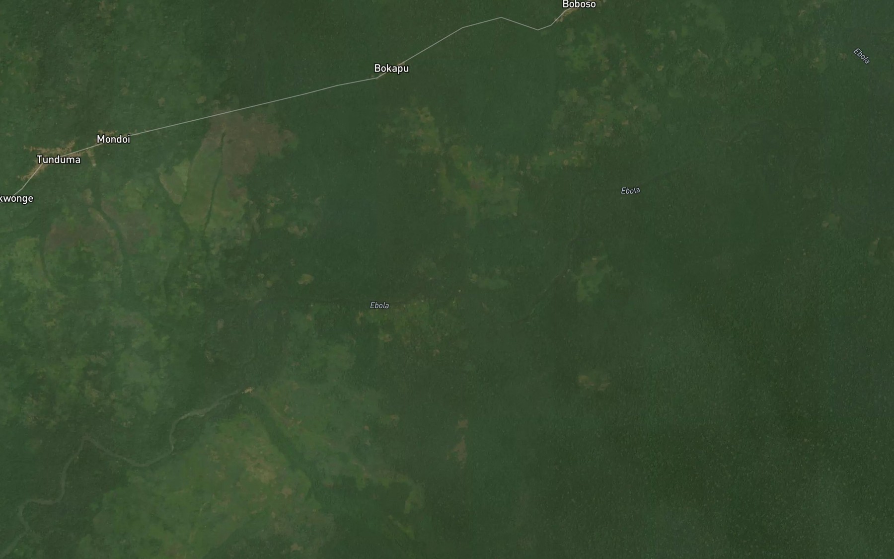 Satellite map of the Vunde