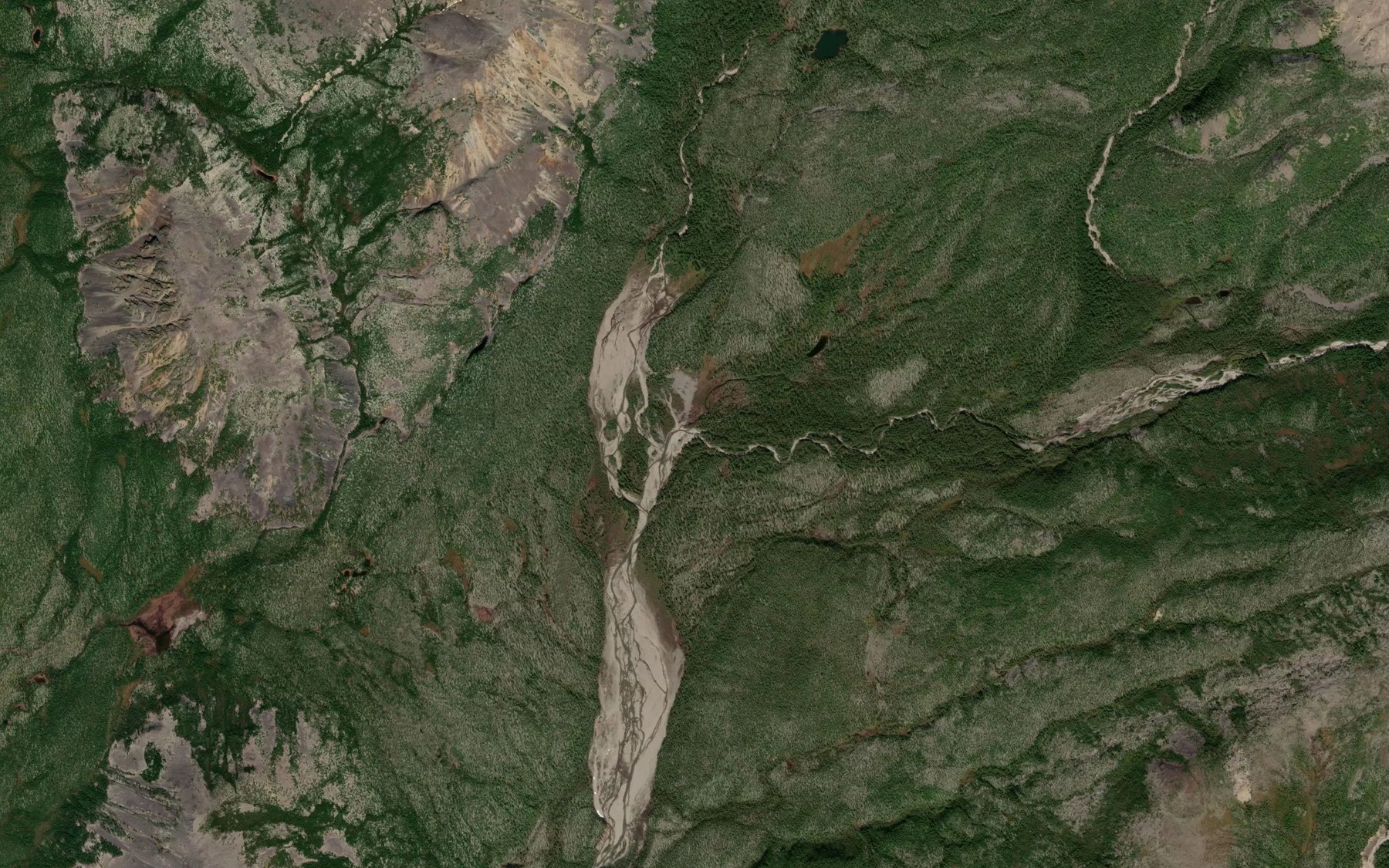 Satellite map of the Tuldul