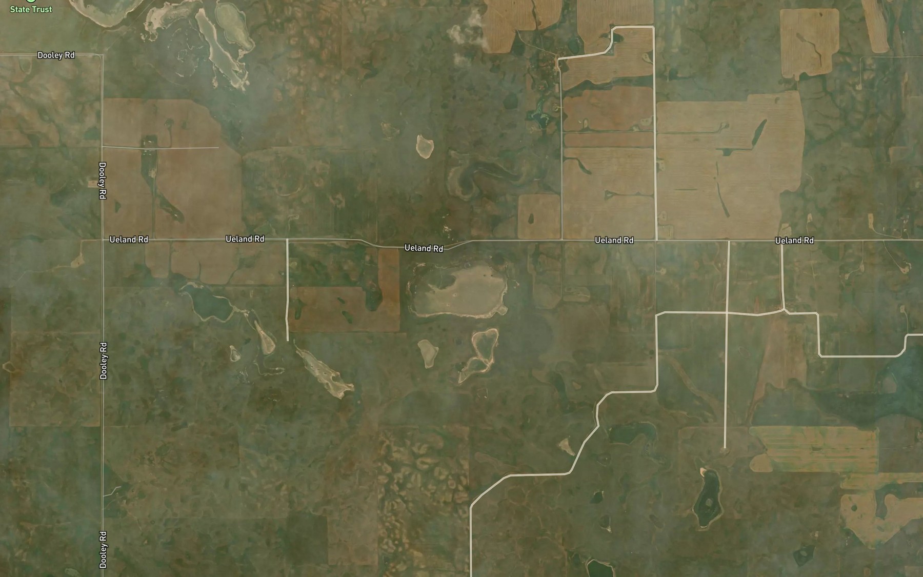 Satellite map of the Widgeon Slough