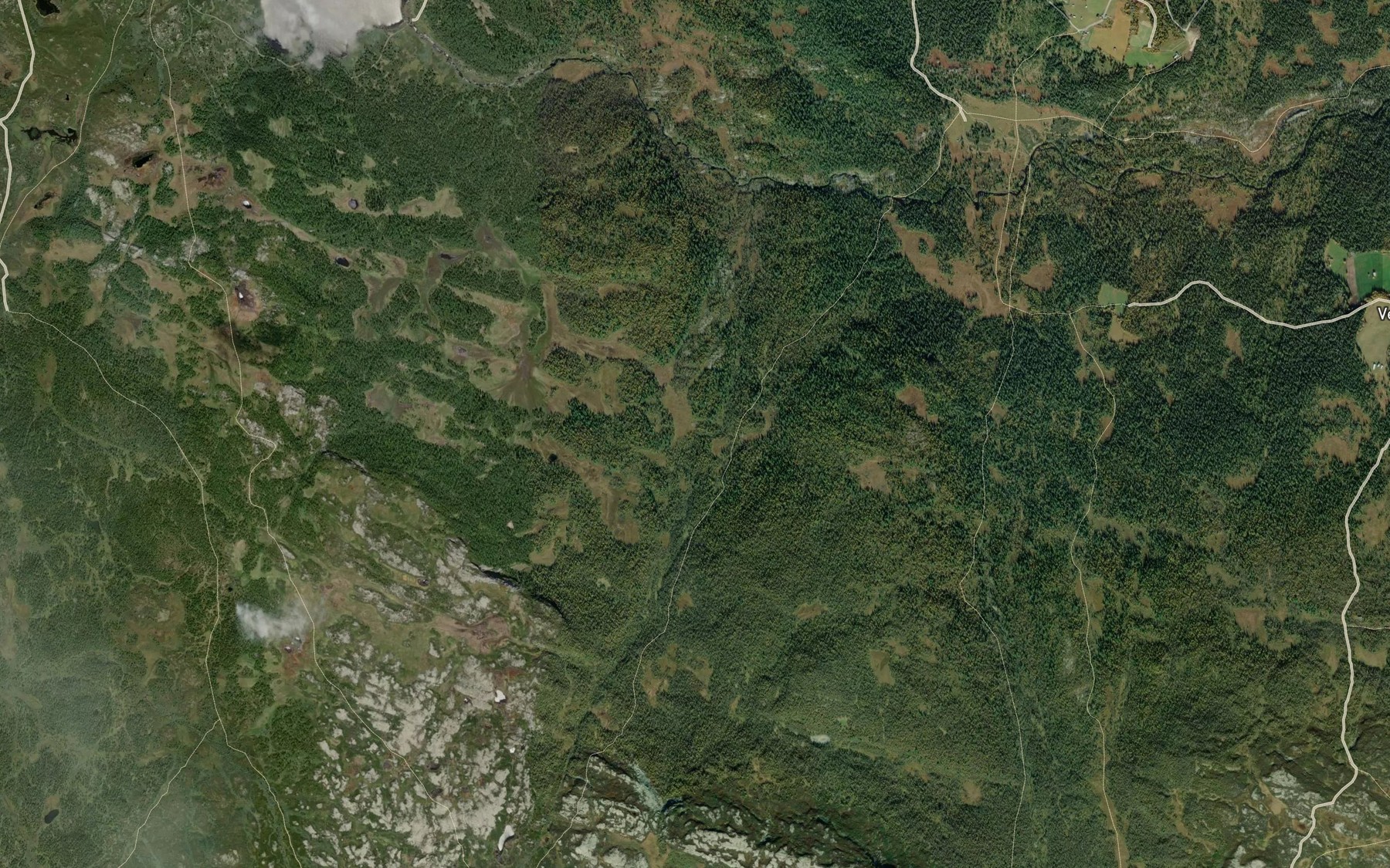 Satellite map of the Lebbelva
