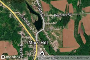 Satellite map of the Mars Hill Pond