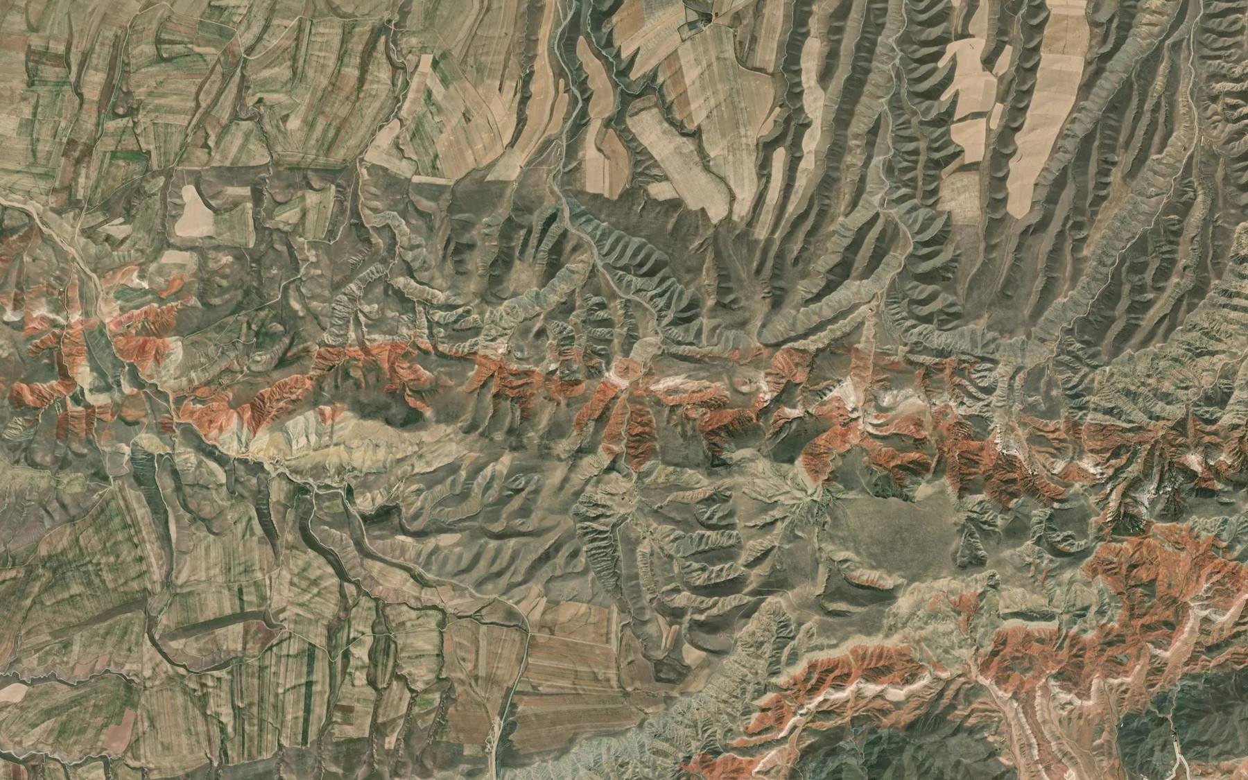Satellite map of the Rodnik Kyzyl-Bulak
