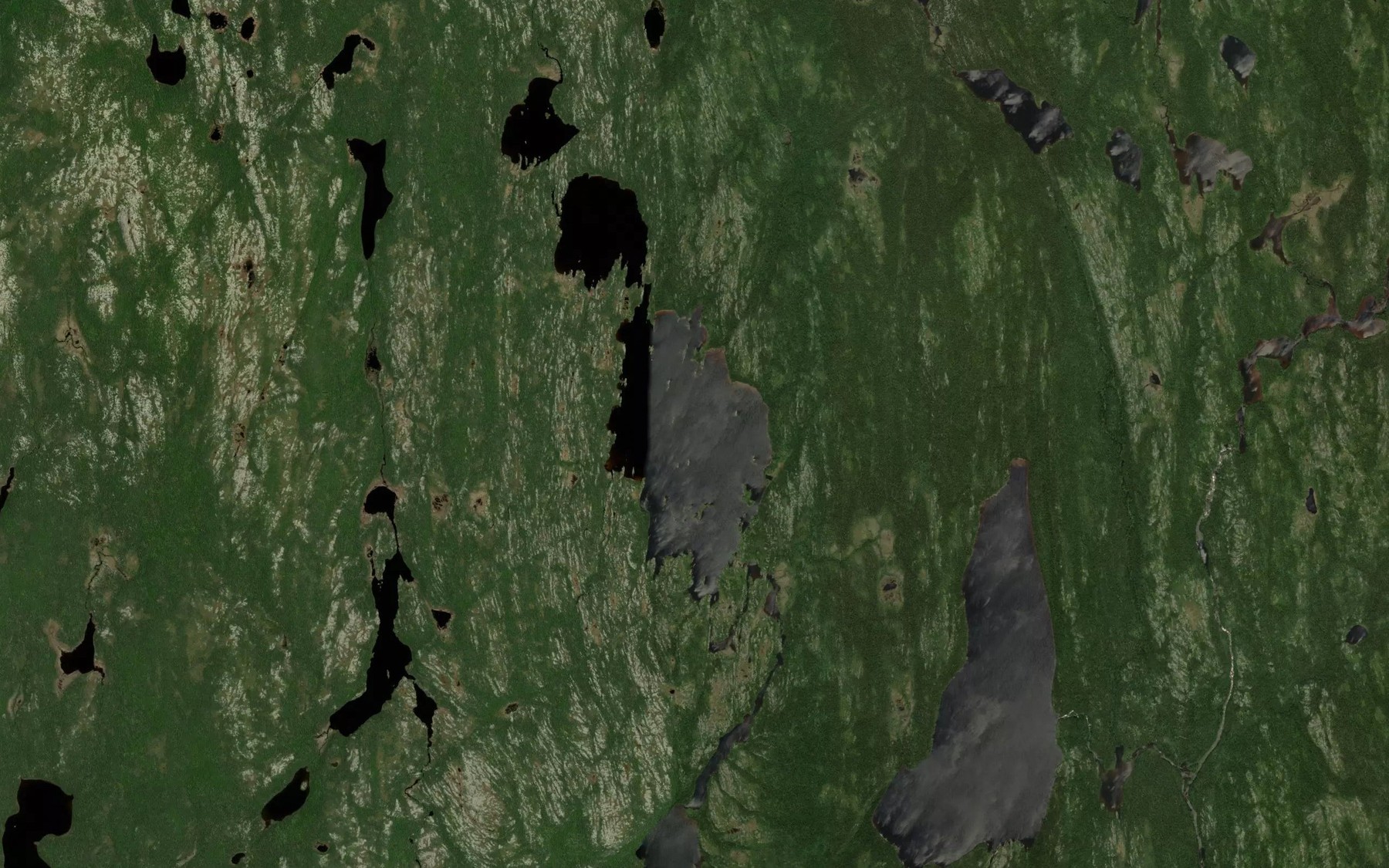 Satellite map of the Lac Lafrance