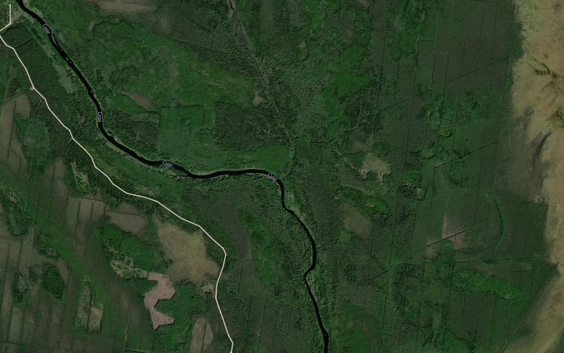 Satellite map of the Baran