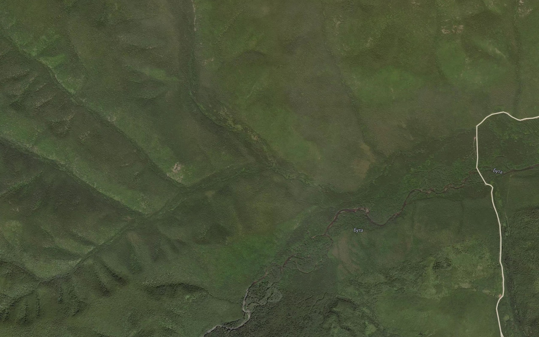 Satellite map of the Medvezhiy