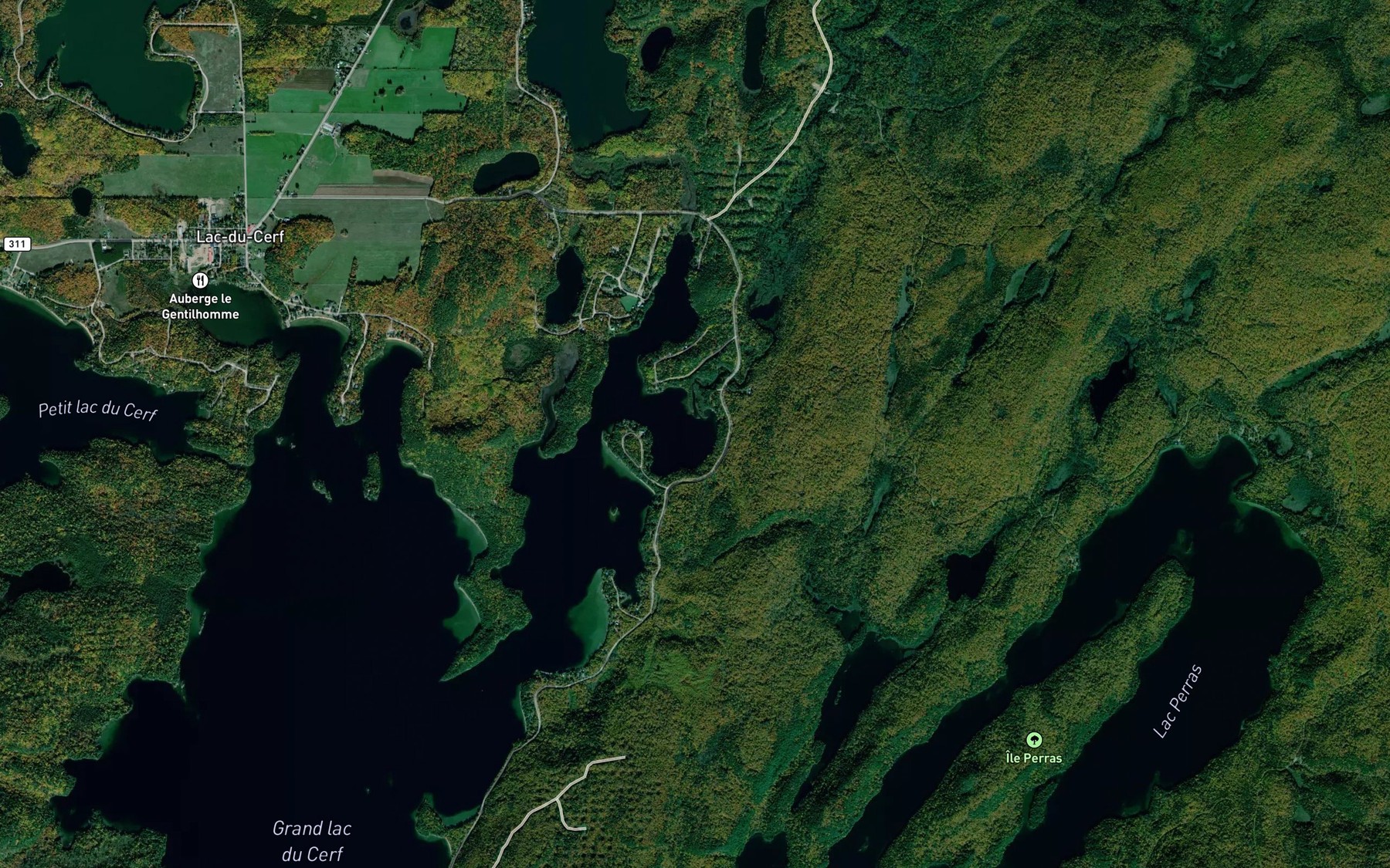 Satellite map of the Baie du Sanctuaire