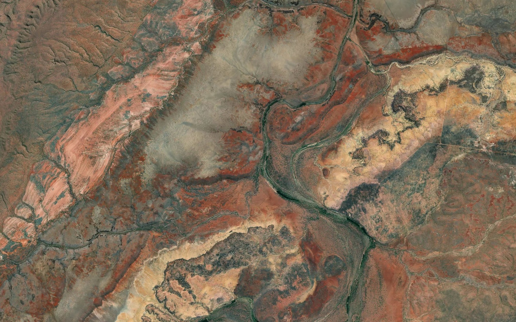 Satellite map of the Edgar Creek