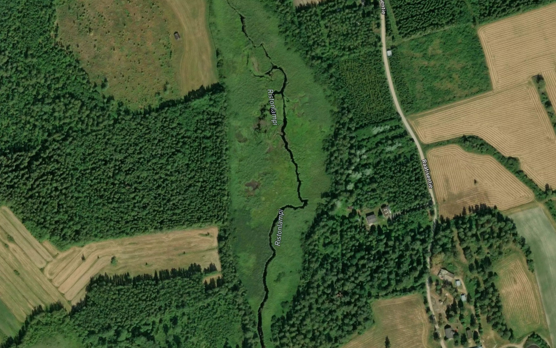 Satellite map of the Ristonlampi