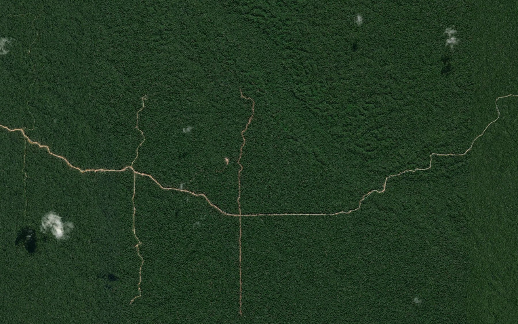 Satellite map of the Pabuya