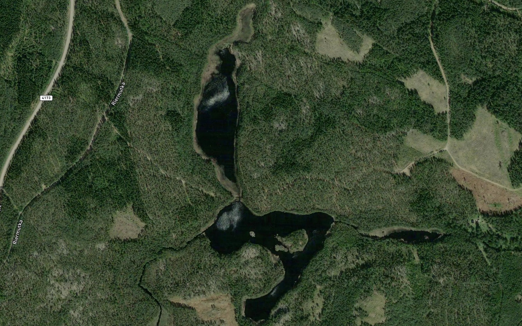 Satellite map of the Rotinoja