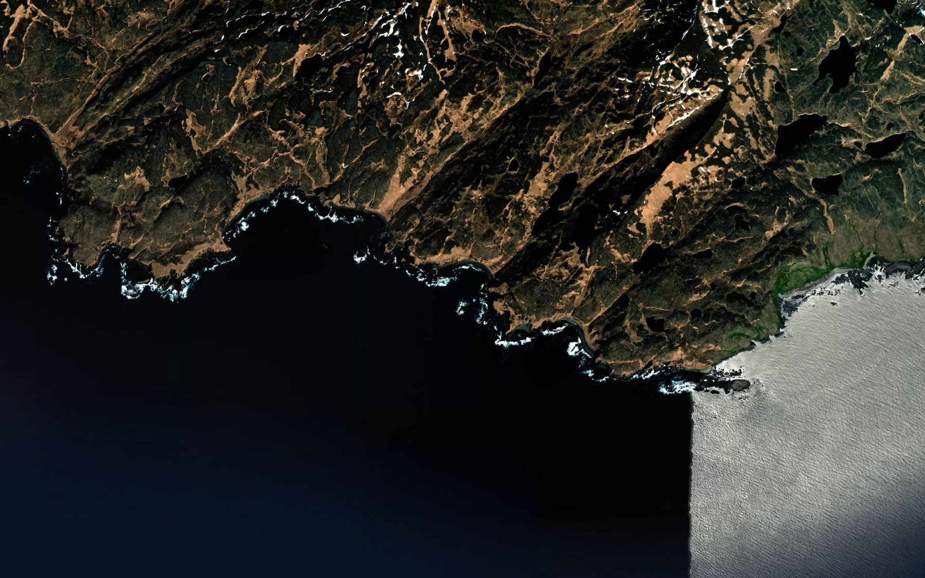 Satellite map of the Qigaagix Udiix