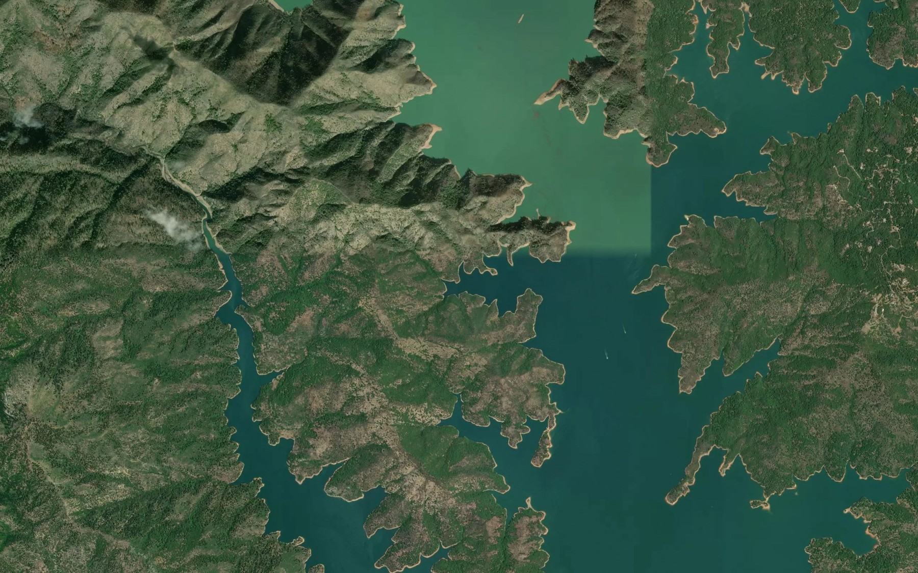 Satellite map of the Alder Creek