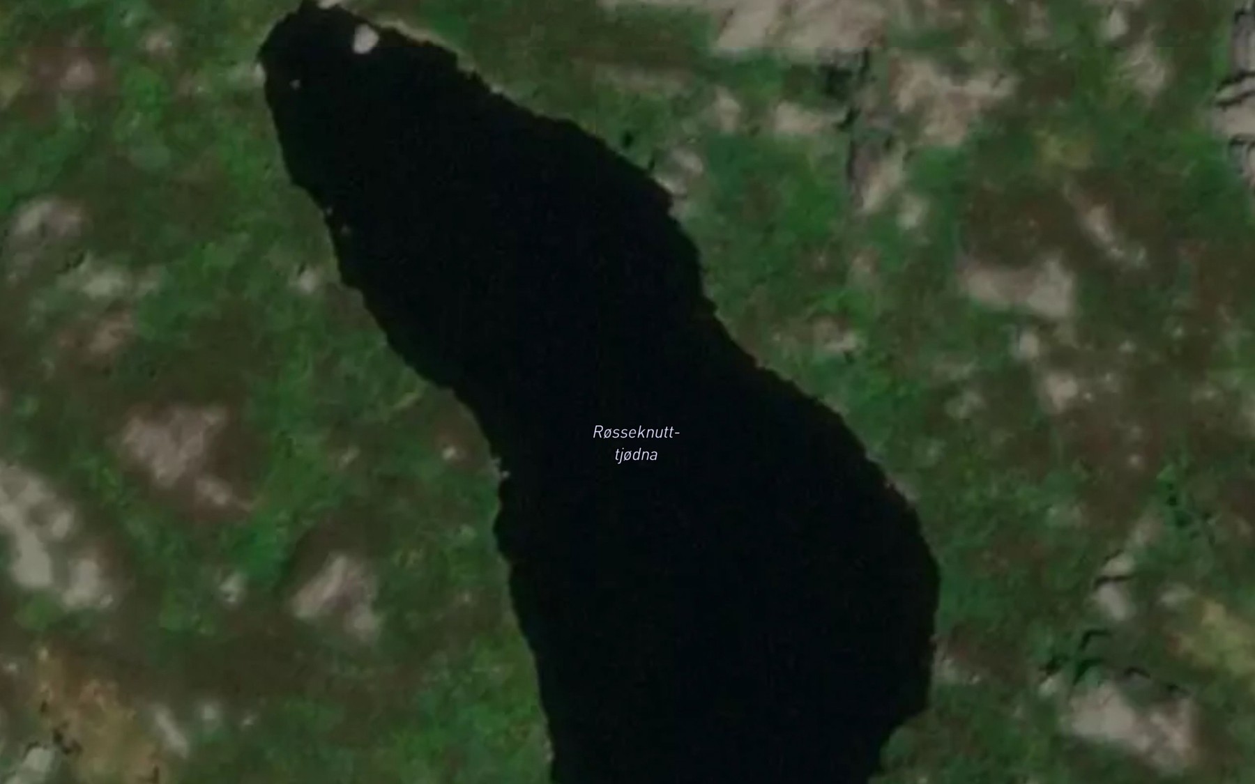 Satellite map of the Rosseknutt-tjodna