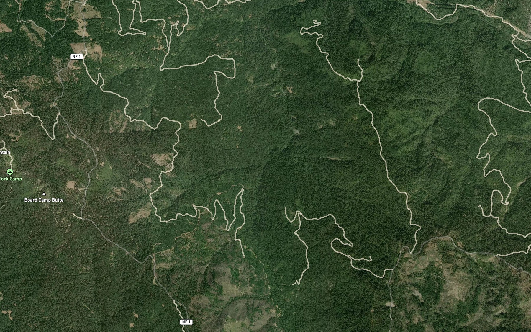 Satellite map of the Brays Opening Creek