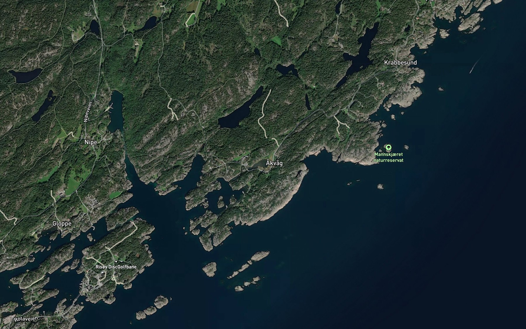 Satellite map of the Kilen