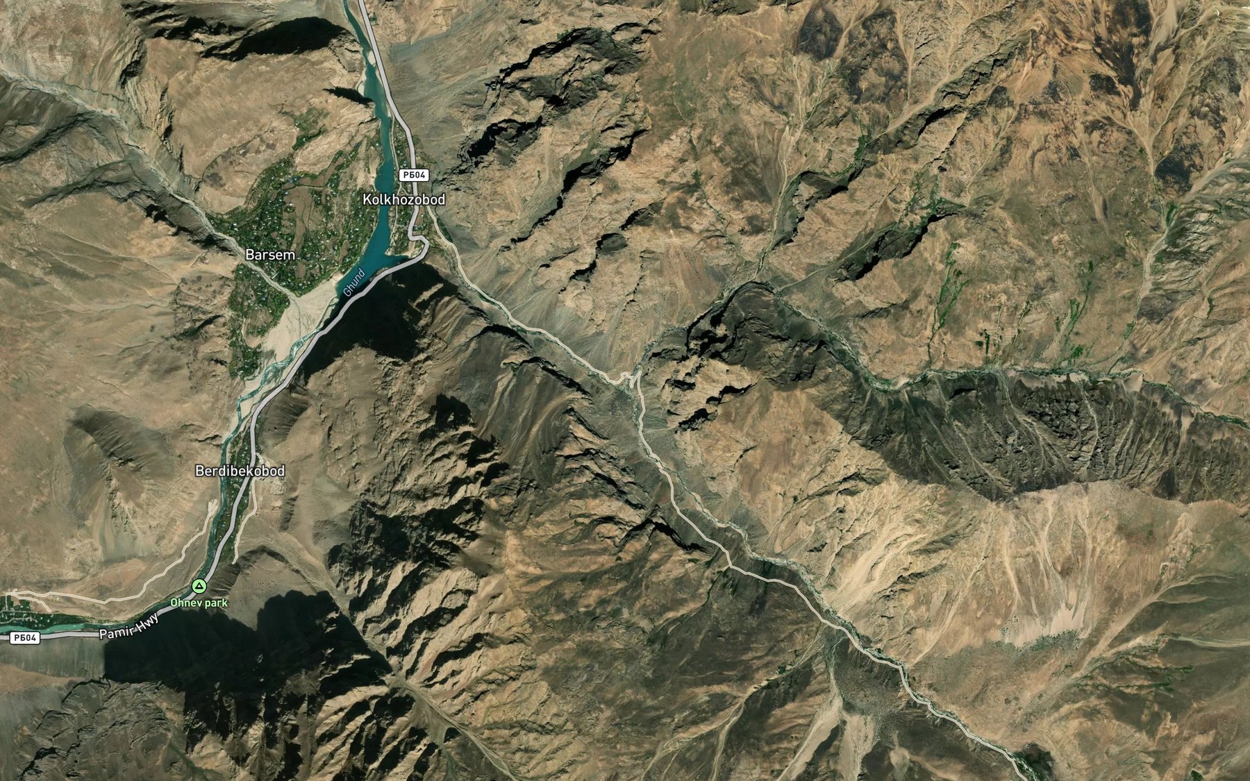 Satellite map of the Shorindara