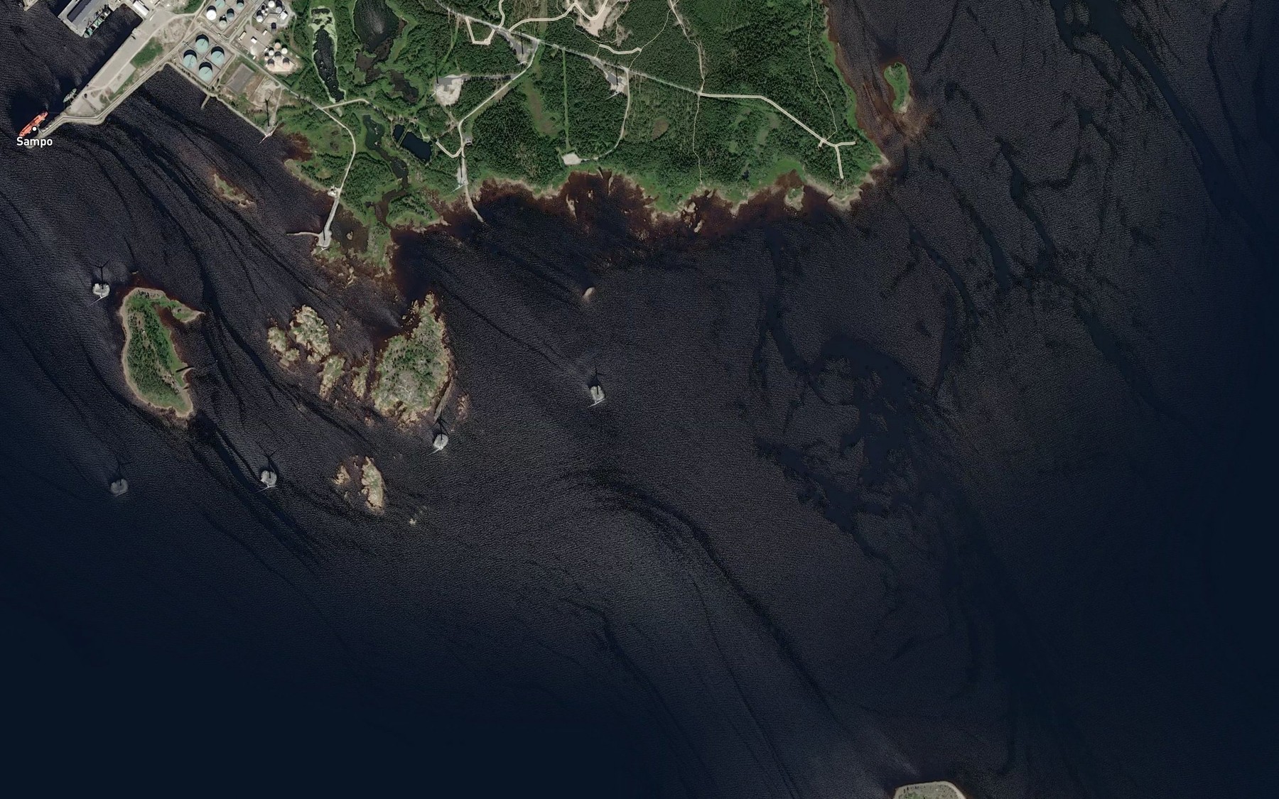 Satellite map of the Koivuhauta