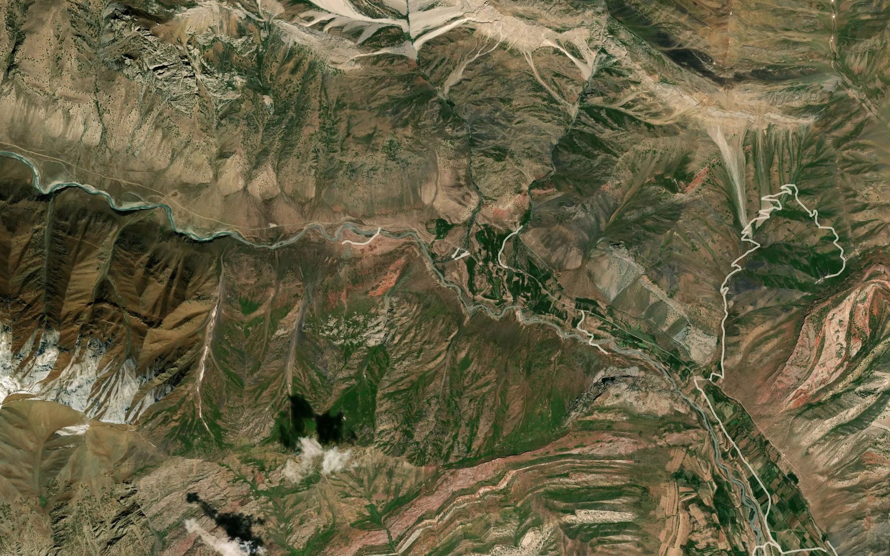 Satellite map of the Chon-Kochkorchi