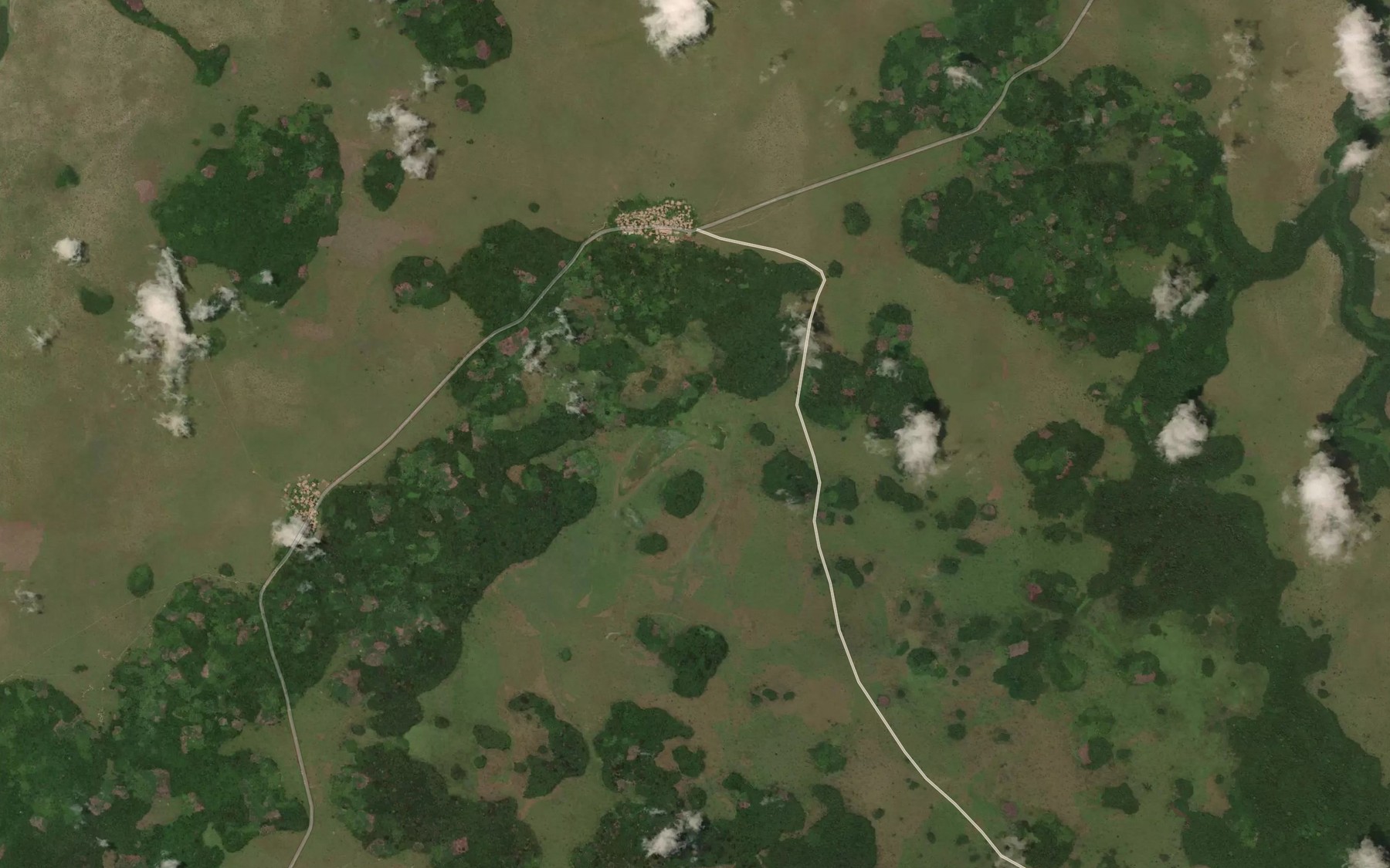 Satellite map of the Mare Nkwele