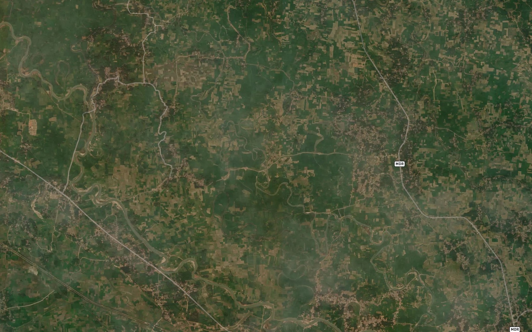 Satellite map of the Bhaloa Nadi