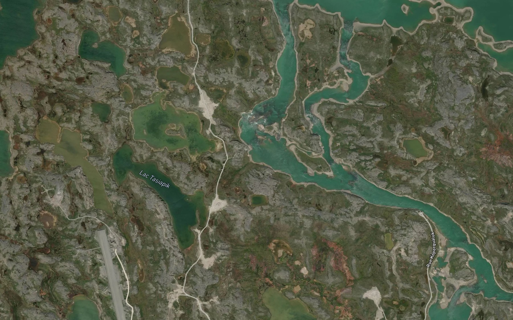 Satellite map of the Ruisseau Sanirqamatiapik