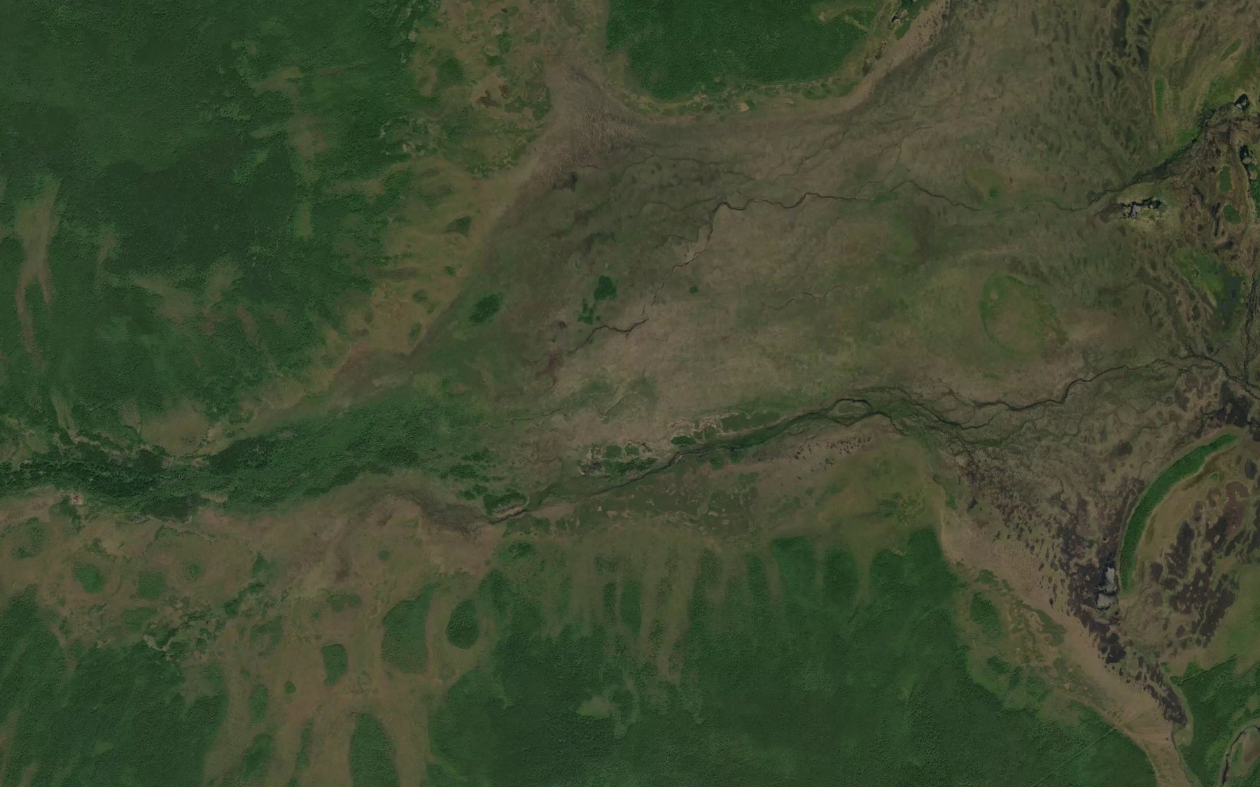 Satellite map of the Odinokiy
