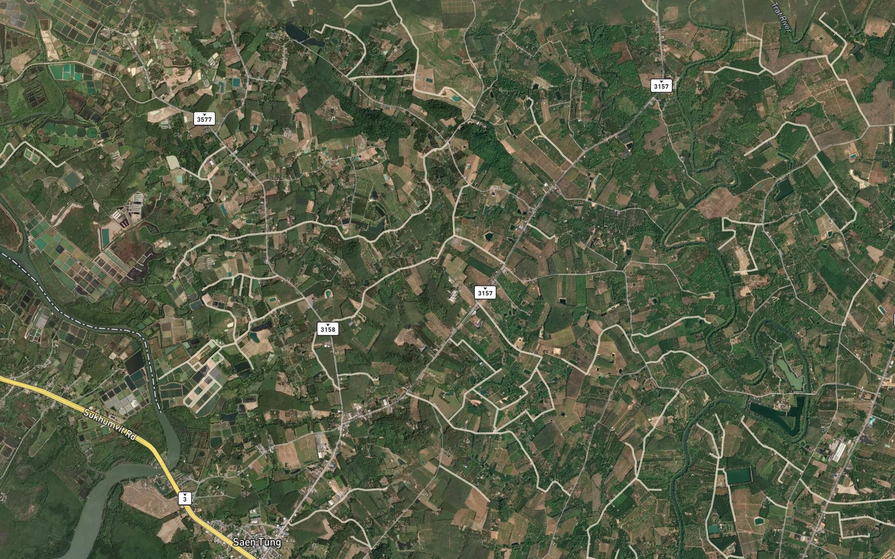 Satellite map of the Sa Kep Nam Ban Chan Sombun