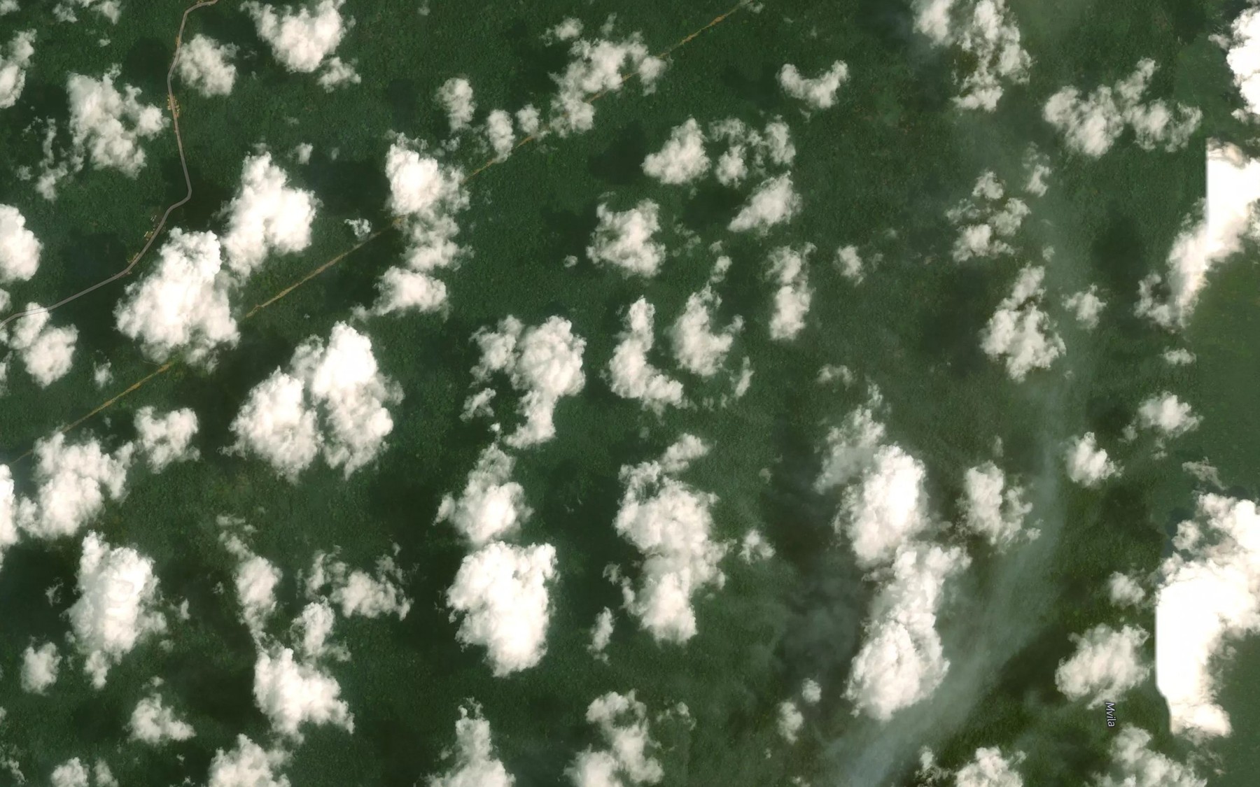 Satellite map of the Assop Mvin