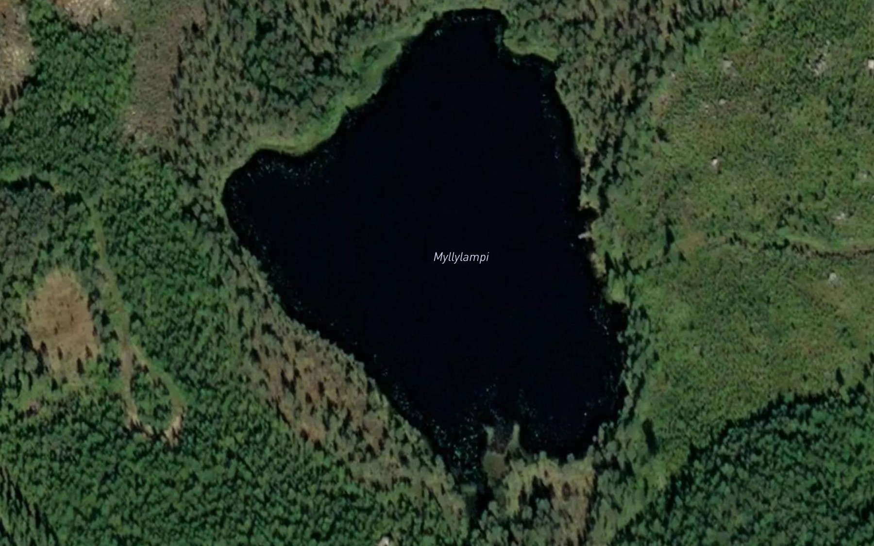 Satellite map of the Myllylampi