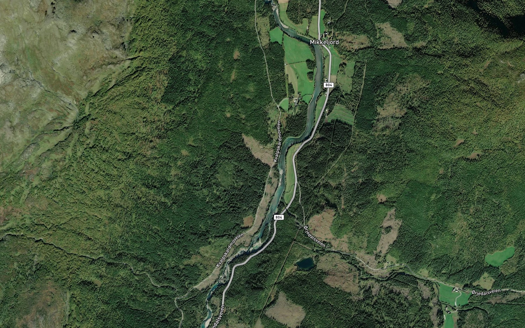 Satellite map of the Mollerbekken