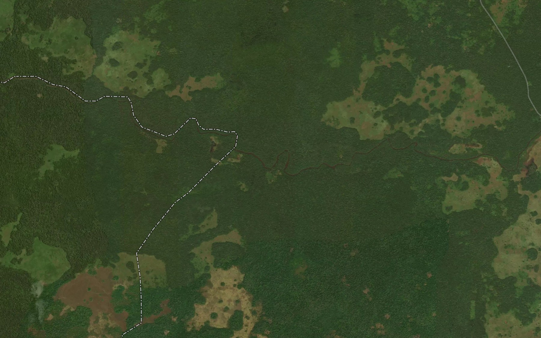 Satellite map of the Dinda