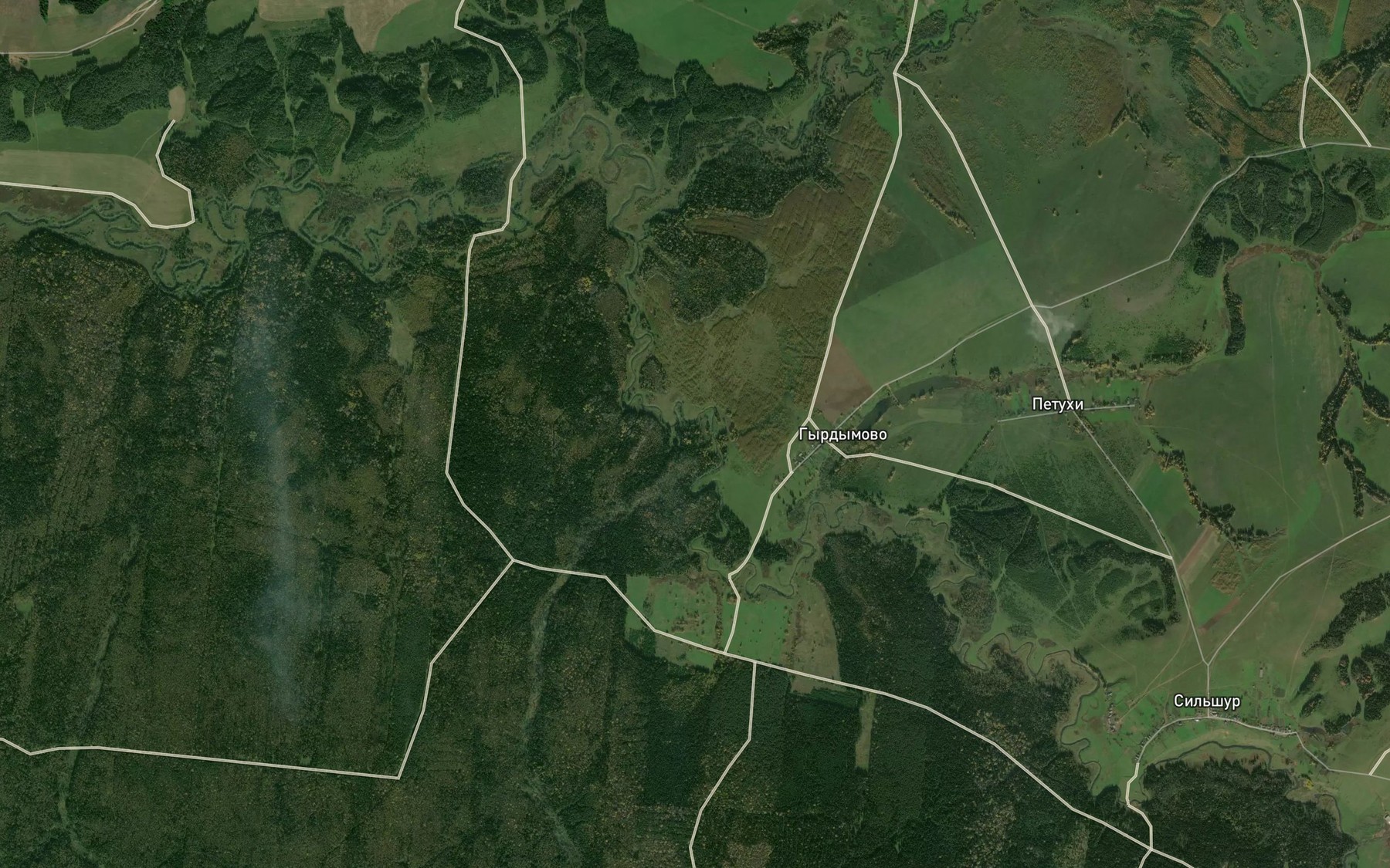 Satellite map of the Taban'