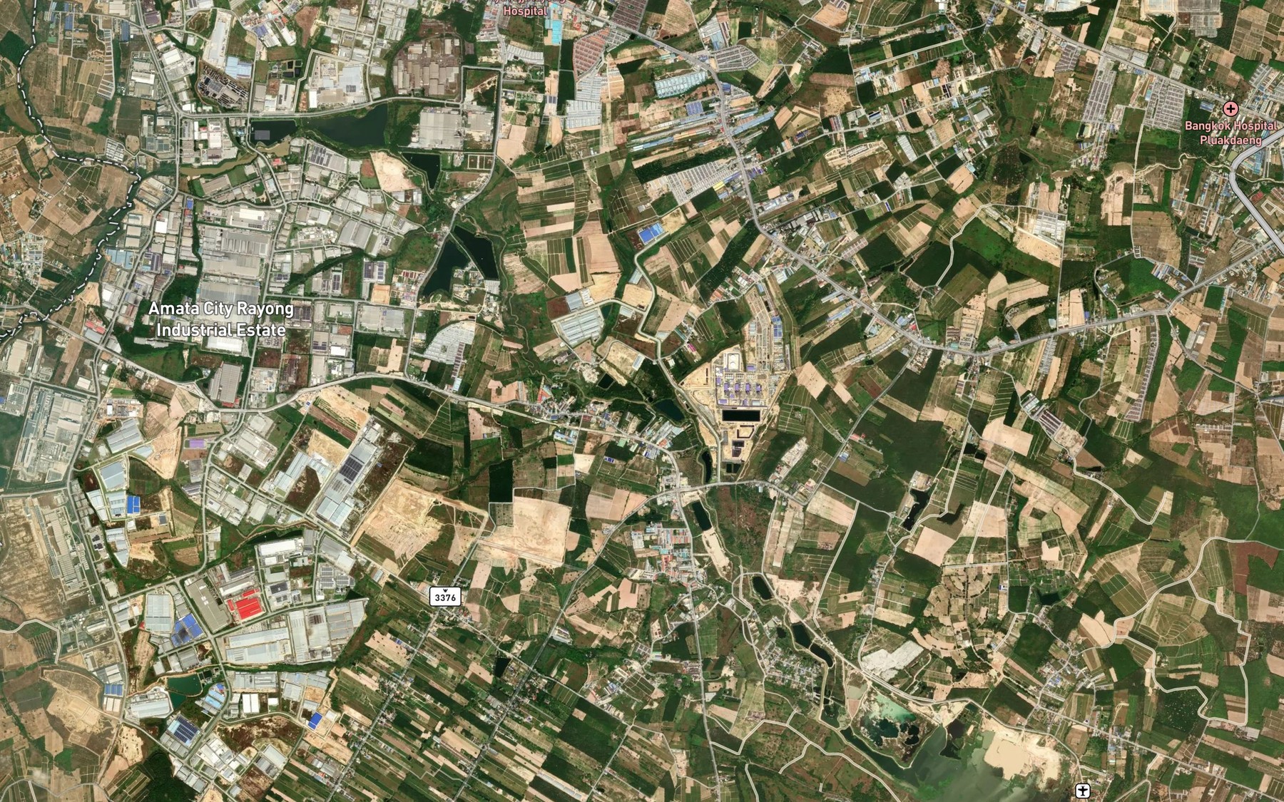 Satellite map of the Huai Prum Pram