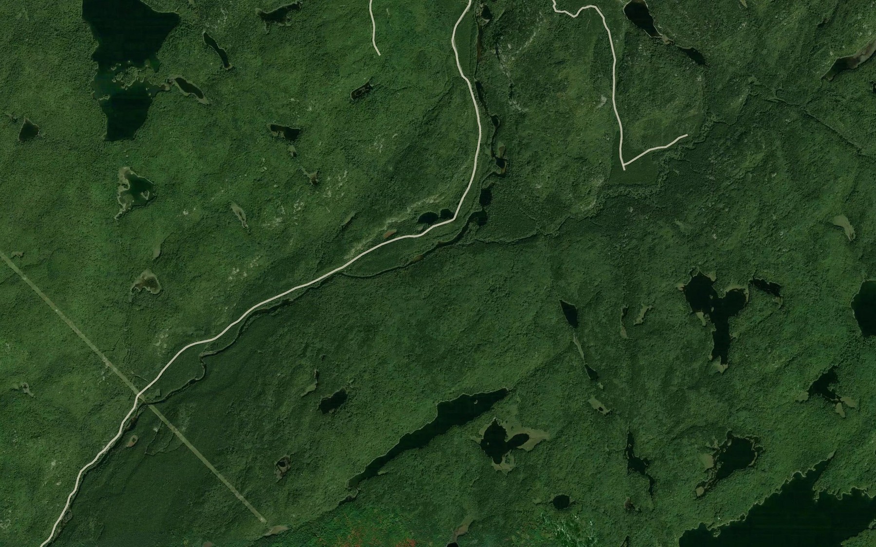 Satellite map of the Seabrook Creek