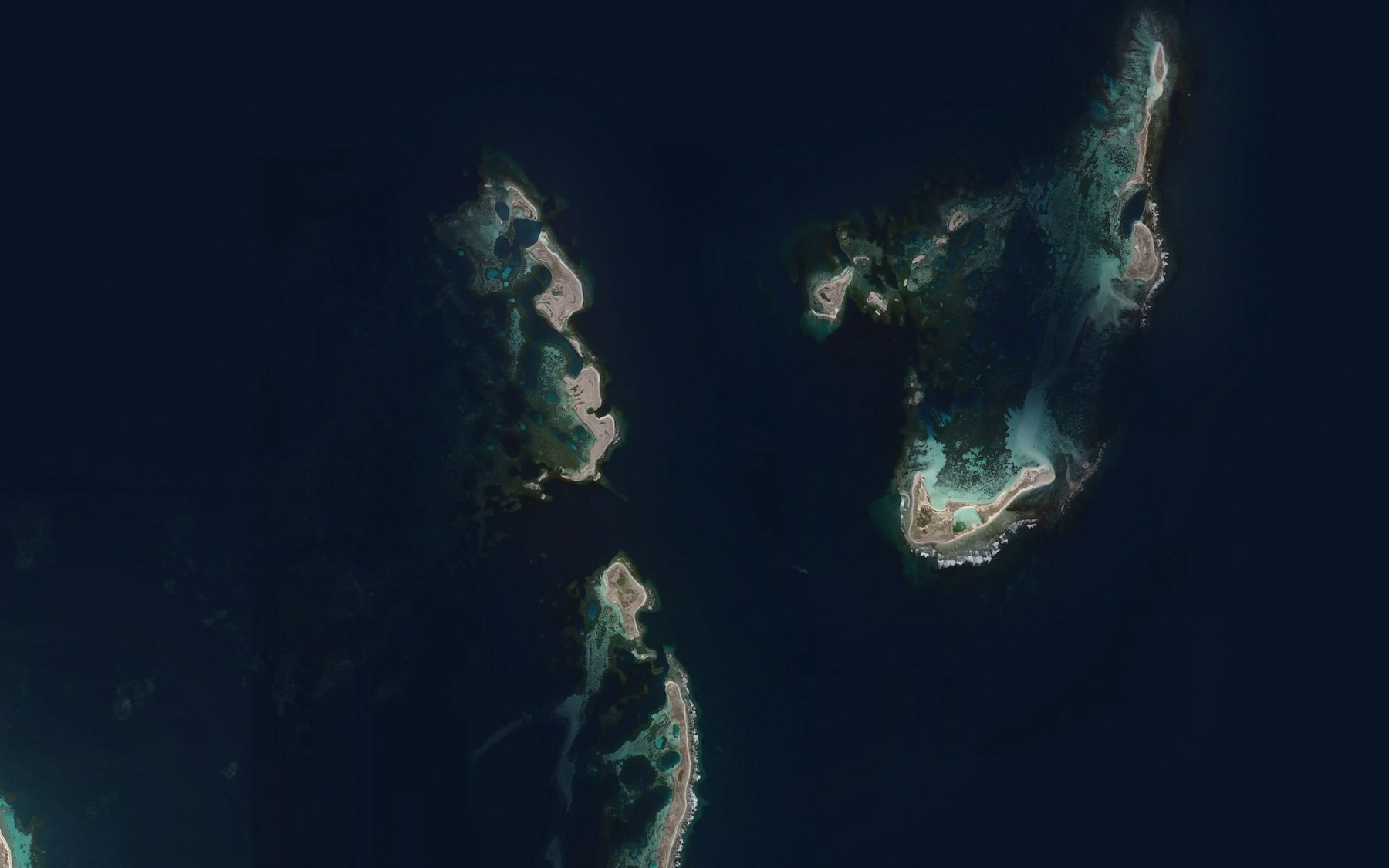 Satellite map of the Eastern Passage