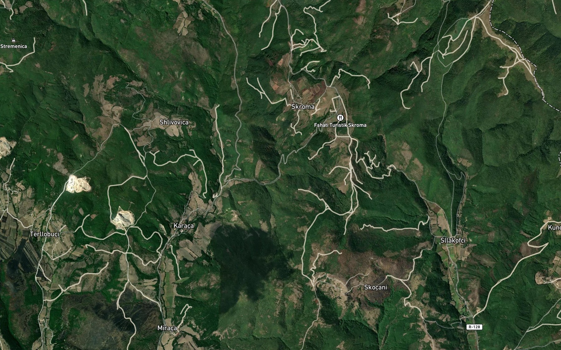 Satellite map of the Dolina