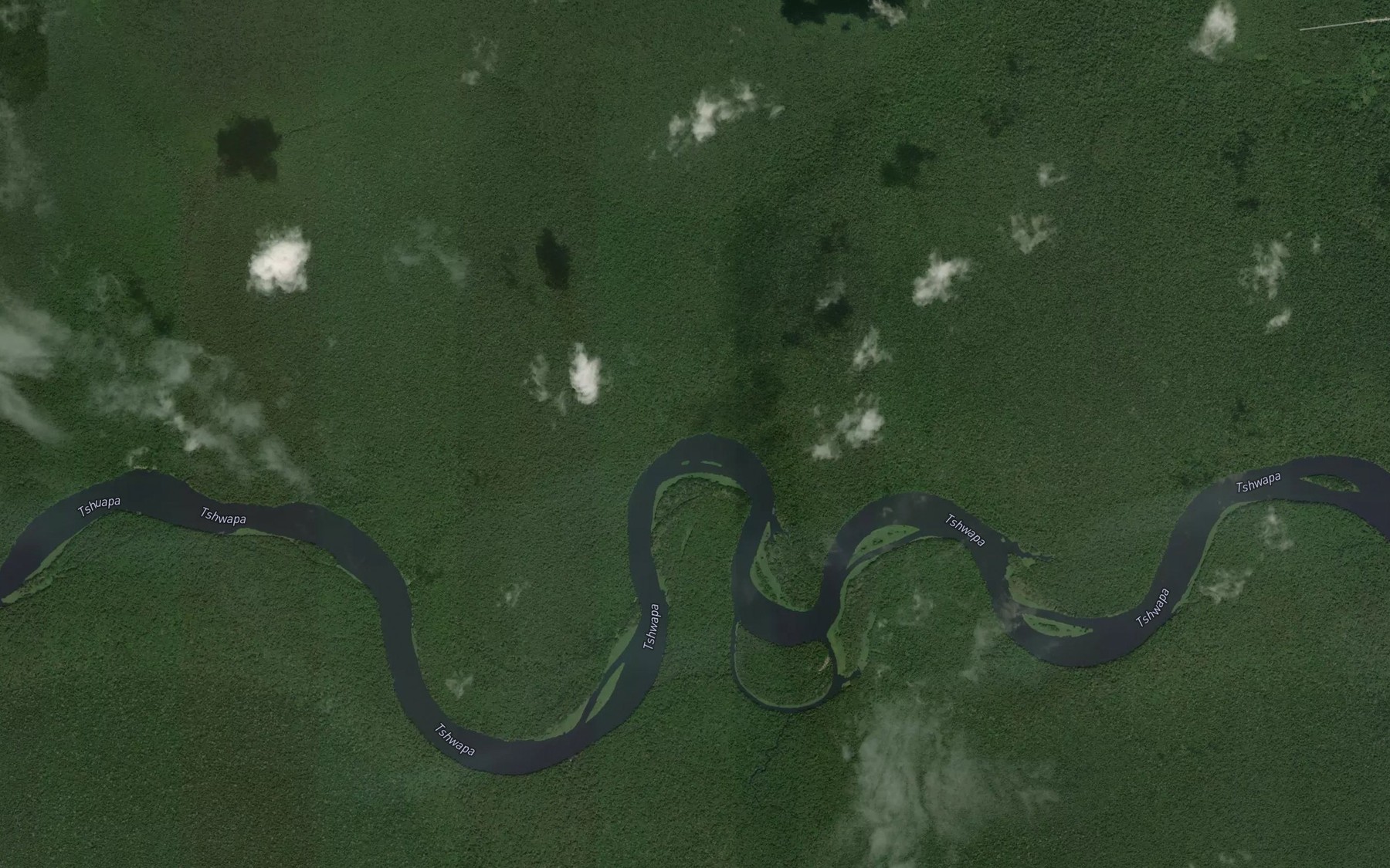 Satellite map of the Boonde