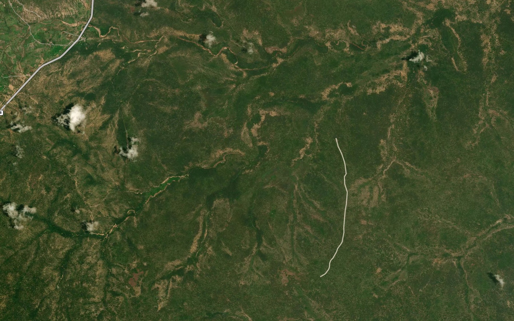 Satellite map of the Baitaru