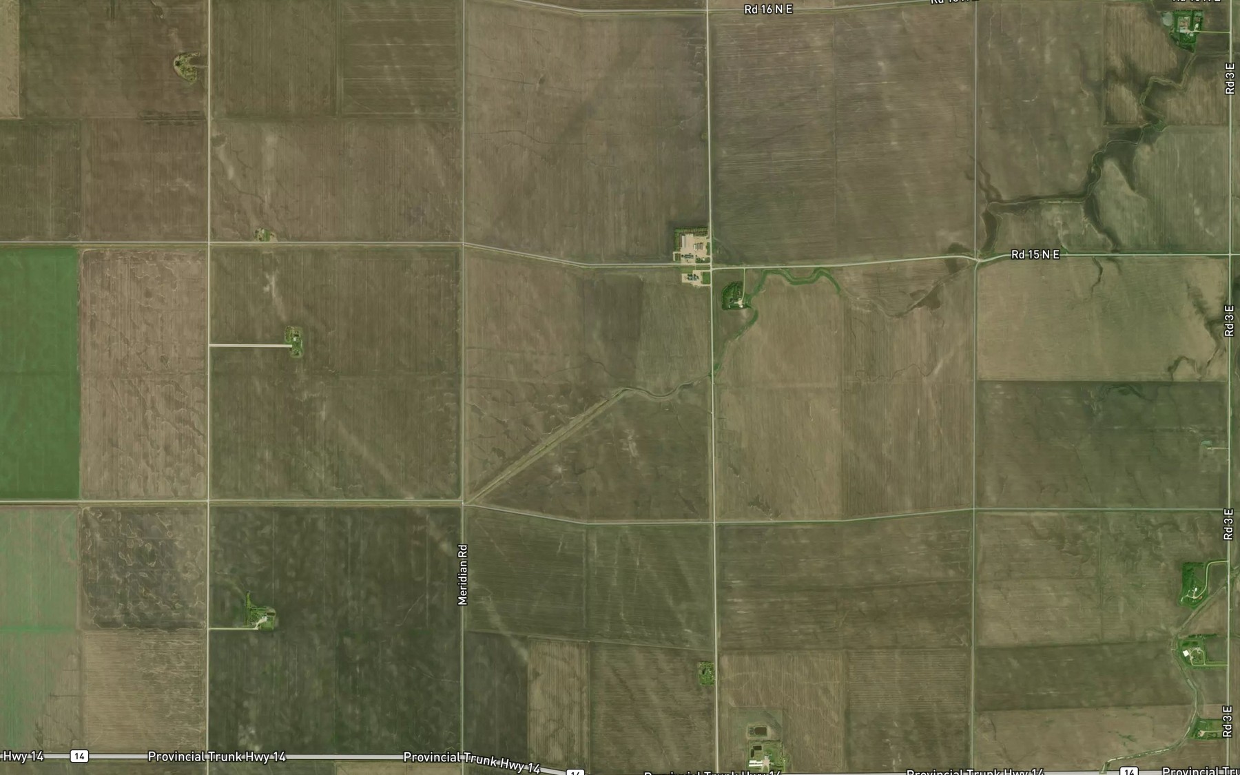 Satellite map of the Knopf Drain