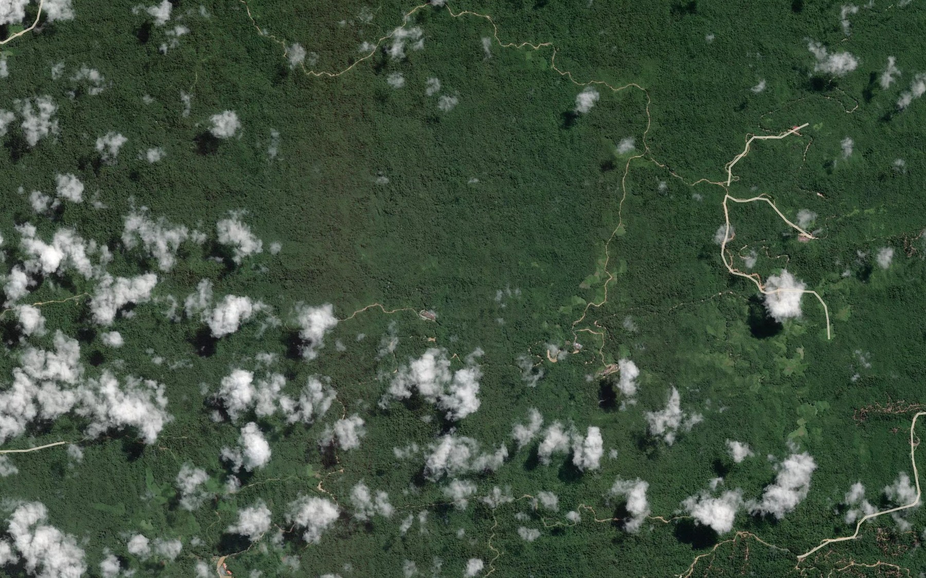 Satellite map of the Sungai Jerangka