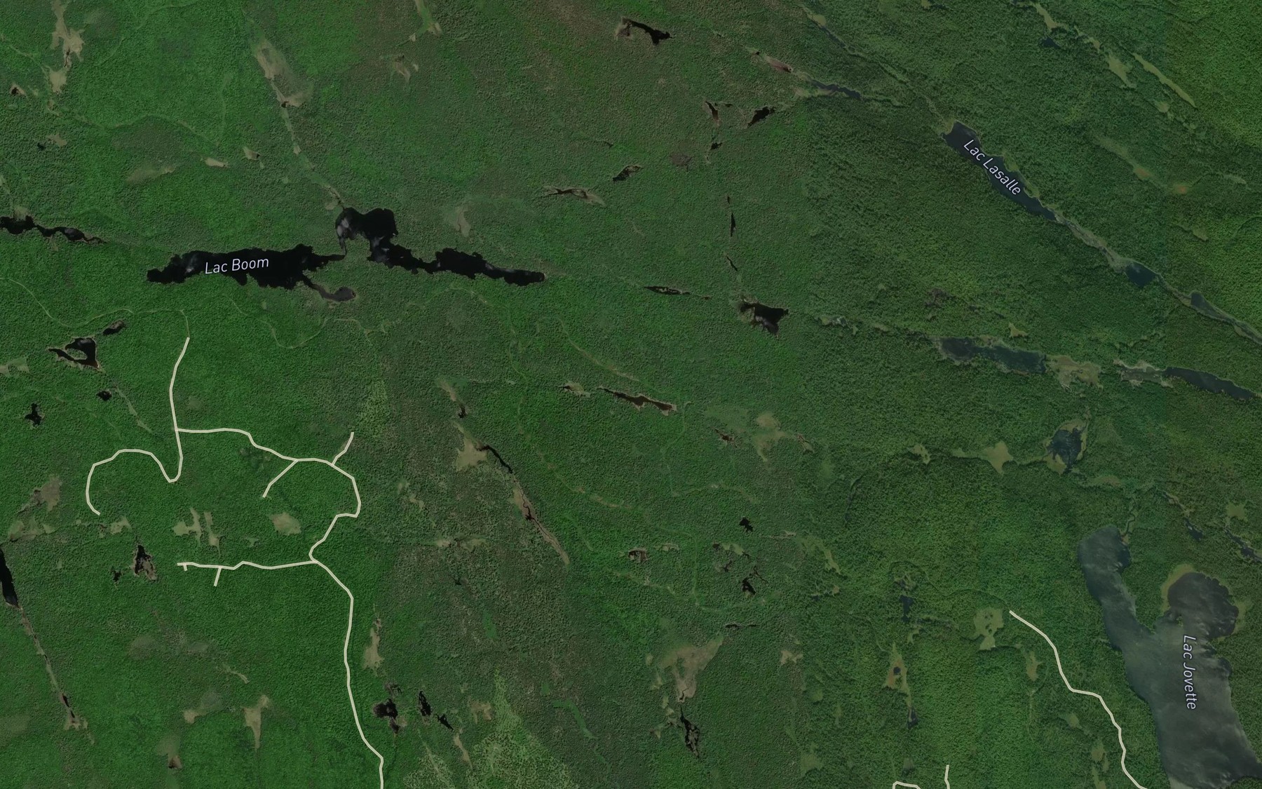 Satellite map of the Lac Lagarde