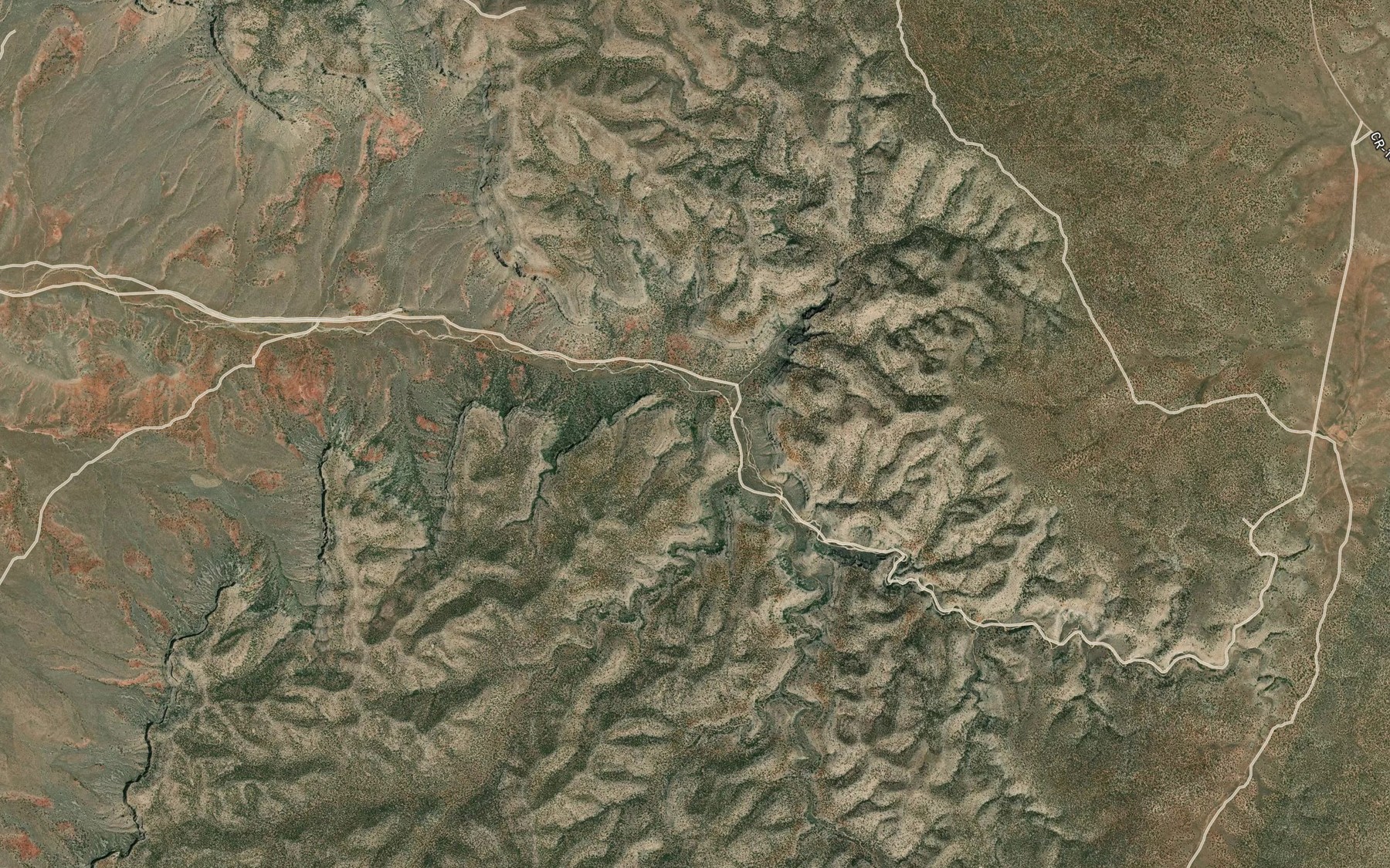 Satellite map of the Upper Pigeon Spring