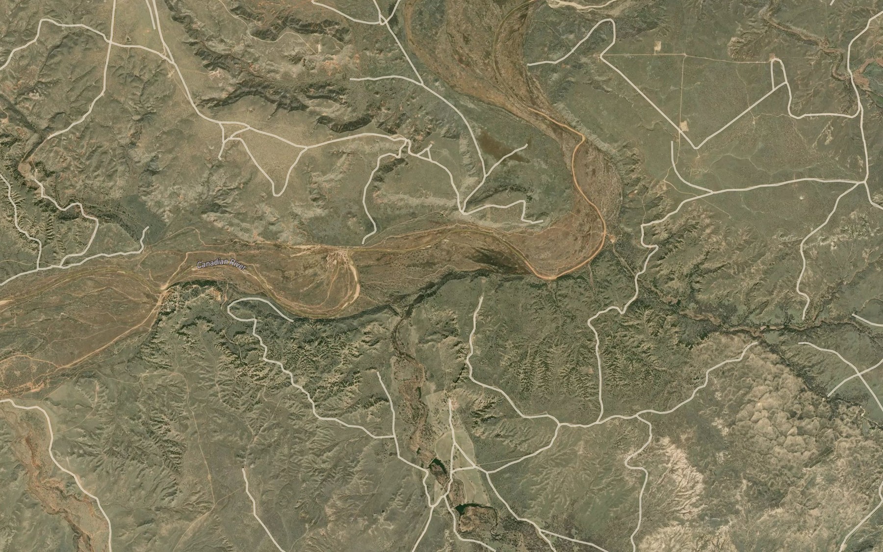 Satellite map of the Bonita Creek