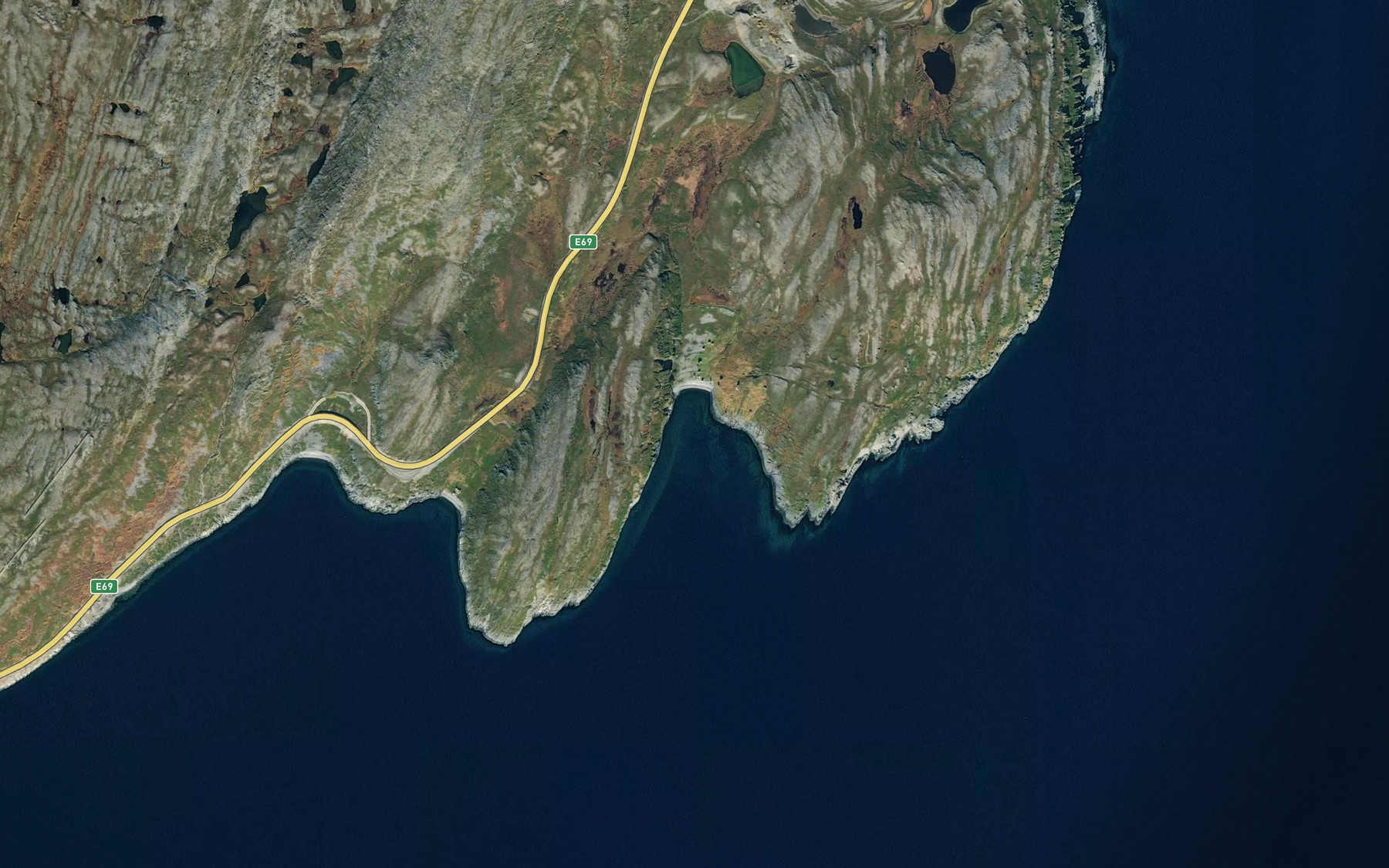 Satellite map of the Ytre Mannskarvika