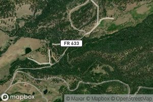 Satellite map of the Piedra Falls Ditch