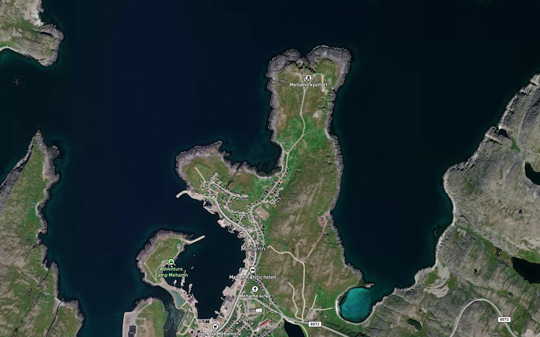 Satellite map of the Vedvika