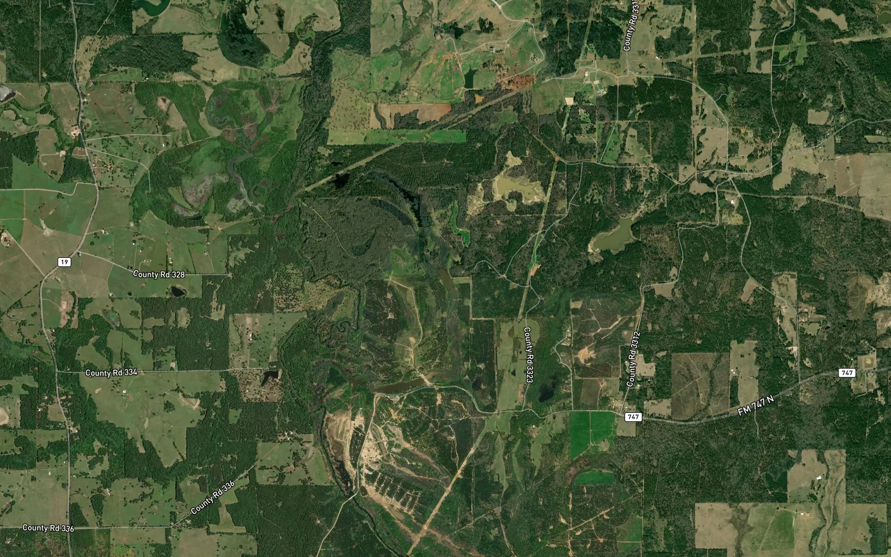 Satellite map of the Henry Lake