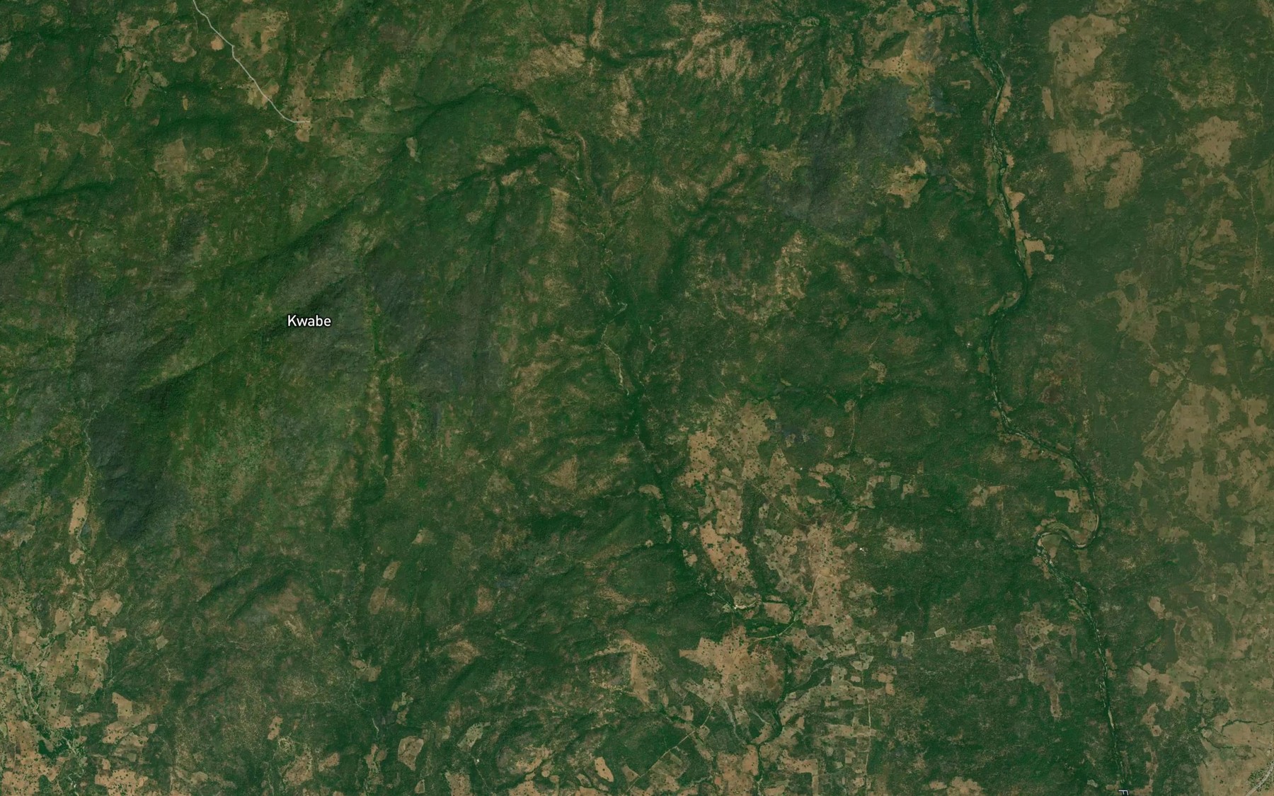 Satellite map of the RiverBamuko